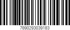 Código de barras (EAN, GTIN, SKU, ISBN): '7890293039183'