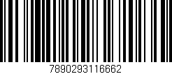 Código de barras (EAN, GTIN, SKU, ISBN): '7890293116662'