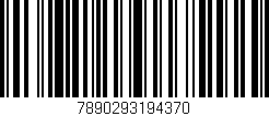 Código de barras (EAN, GTIN, SKU, ISBN): '7890293194370'