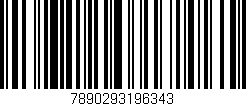 Código de barras (EAN, GTIN, SKU, ISBN): '7890293196343'