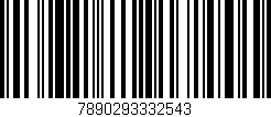 Código de barras (EAN, GTIN, SKU, ISBN): '7890293332543'