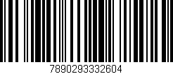 Código de barras (EAN, GTIN, SKU, ISBN): '7890293332604'