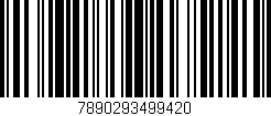 Código de barras (EAN, GTIN, SKU, ISBN): '7890293499420'
