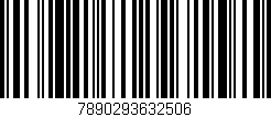 Código de barras (EAN, GTIN, SKU, ISBN): '7890293632506'