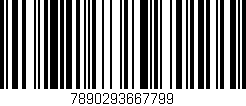 Código de barras (EAN, GTIN, SKU, ISBN): '7890293667799'