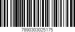 Código de barras (EAN, GTIN, SKU, ISBN): '7890303025175'
