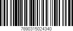 Código de barras (EAN, GTIN, SKU, ISBN): '7890315024340'