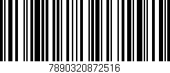 Código de barras (EAN, GTIN, SKU, ISBN): '7890320872516'