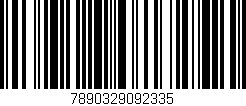 Código de barras (EAN, GTIN, SKU, ISBN): '7890329092335'