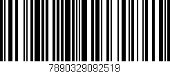 Código de barras (EAN, GTIN, SKU, ISBN): '7890329092519'