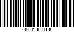 Código de barras (EAN, GTIN, SKU, ISBN): '7890329093189'