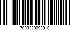 Código de barras (EAN, GTIN, SKU, ISBN): '7890329093318'