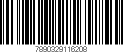 Código de barras (EAN, GTIN, SKU, ISBN): '7890329116208'