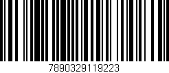 Código de barras (EAN, GTIN, SKU, ISBN): '7890329119223'