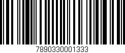 Código de barras (EAN, GTIN, SKU, ISBN): '7890330001333'