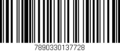 Código de barras (EAN, GTIN, SKU, ISBN): '7890330137728'