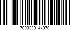 Código de barras (EAN, GTIN, SKU, ISBN): '7890330144078'