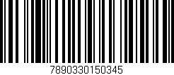 Código de barras (EAN, GTIN, SKU, ISBN): '7890330150345'