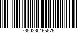 Código de barras (EAN, GTIN, SKU, ISBN): '7890330165875'