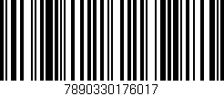 Código de barras (EAN, GTIN, SKU, ISBN): '7890330176017'