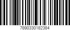 Código de barras (EAN, GTIN, SKU, ISBN): '7890330182384'