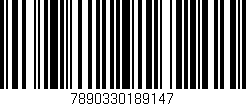 Código de barras (EAN, GTIN, SKU, ISBN): '7890330189147'