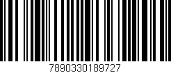 Código de barras (EAN, GTIN, SKU, ISBN): '7890330189727'