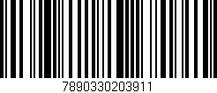 Código de barras (EAN, GTIN, SKU, ISBN): '7890330203911'