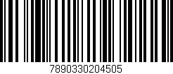 Código de barras (EAN, GTIN, SKU, ISBN): '7890330204505'