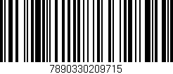 Código de barras (EAN, GTIN, SKU, ISBN): '7890330209715'