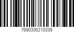 Código de barras (EAN, GTIN, SKU, ISBN): '7890330210339'
