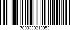 Código de barras (EAN, GTIN, SKU, ISBN): '7890330210353'