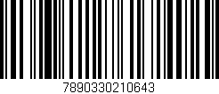 Código de barras (EAN, GTIN, SKU, ISBN): '7890330210643'