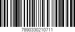 Código de barras (EAN, GTIN, SKU, ISBN): '7890330210711'