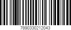 Código de barras (EAN, GTIN, SKU, ISBN): '7890330212043'