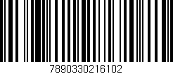Código de barras (EAN, GTIN, SKU, ISBN): '7890330216102'