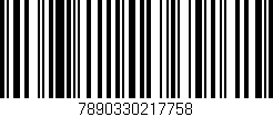 Código de barras (EAN, GTIN, SKU, ISBN): '7890330217758'