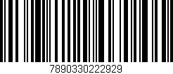Código de barras (EAN, GTIN, SKU, ISBN): '7890330222929'