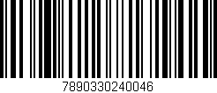 Código de barras (EAN, GTIN, SKU, ISBN): '7890330240046'