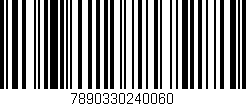 Código de barras (EAN, GTIN, SKU, ISBN): '7890330240060'