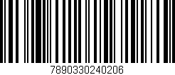 Código de barras (EAN, GTIN, SKU, ISBN): '7890330240206'