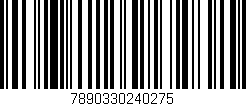 Código de barras (EAN, GTIN, SKU, ISBN): '7890330240275'