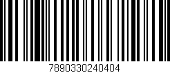Código de barras (EAN, GTIN, SKU, ISBN): '7890330240404'