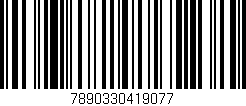 Código de barras (EAN, GTIN, SKU, ISBN): '7890330419077'