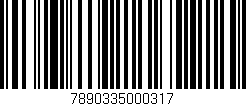 Código de barras (EAN, GTIN, SKU, ISBN): '7890335000317'