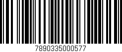 Código de barras (EAN, GTIN, SKU, ISBN): '7890335000577'