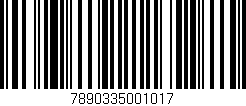 Código de barras (EAN, GTIN, SKU, ISBN): '7890335001017'