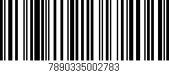 Código de barras (EAN, GTIN, SKU, ISBN): '7890335002783'