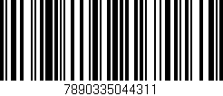 Código de barras (EAN, GTIN, SKU, ISBN): '7890335044311'