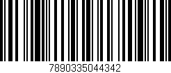 Código de barras (EAN, GTIN, SKU, ISBN): '7890335044342'